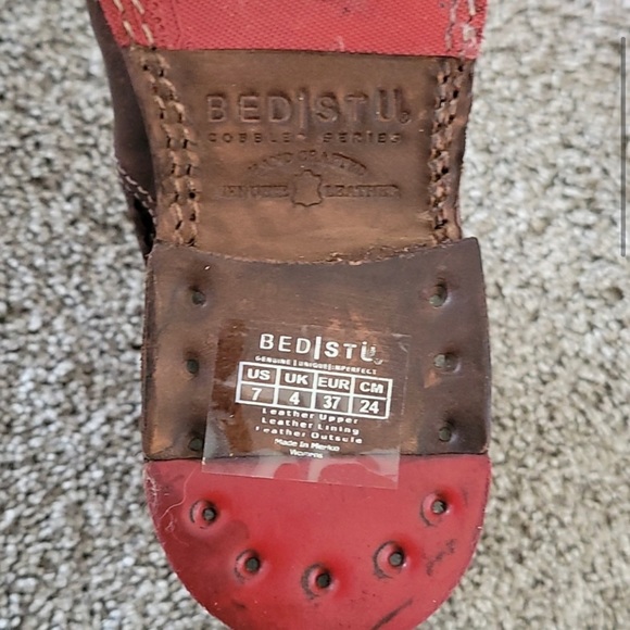 NIB - BED STU “BAYLENE” Teak Driftwood Leather Boots SIZE 7 - NEVER WORN - Picture 10 of 13